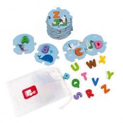 Puzzle J'apprend l'alphabet janod Ikaipaka jeux & jouets Royan