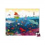 Valise Puzzle 100P Le monde sous-marin janod Ikaipaka jeux &