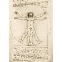 Puzzle 1000p L'homme de Vitruve Léonard de Vinci BlueBird