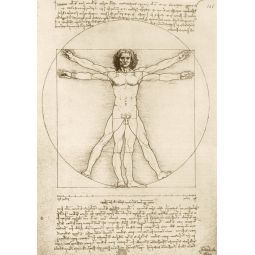 Puzzle 1000p L'homme de Vitruve Léonard de Vinci BlueBird