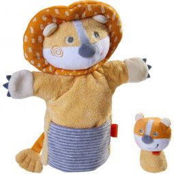 Marionnette Lion et son bébé Haba Ikaipaka jeux & jouets Royan