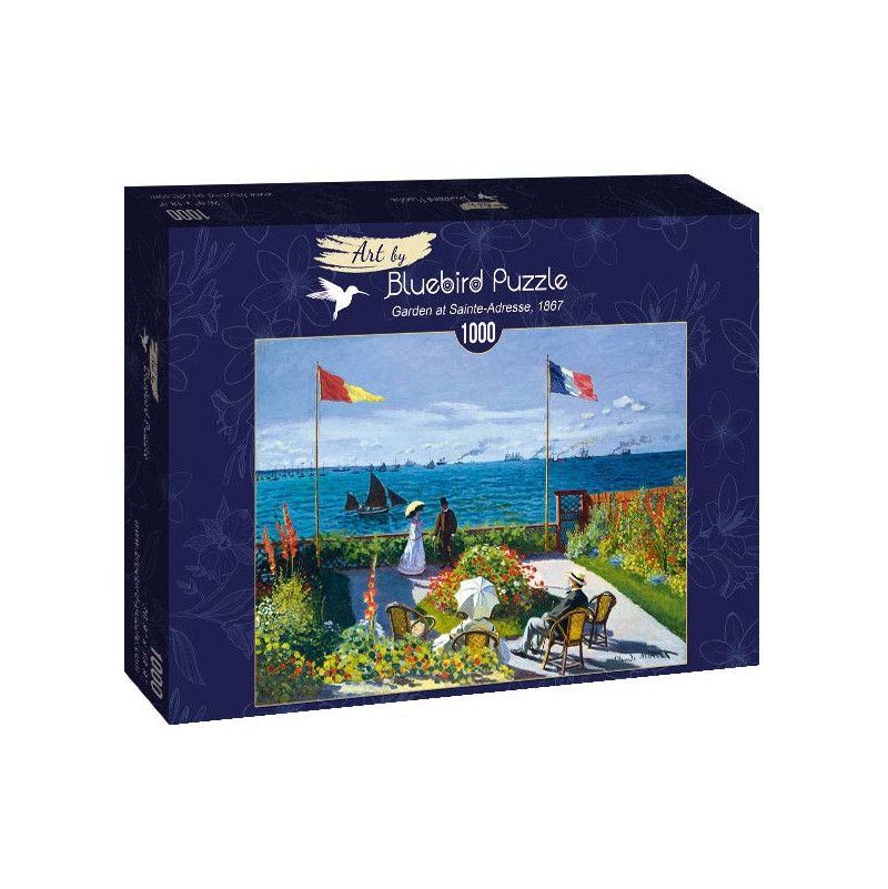 Puzzle 1000p Garden at Saint-Adresse Monet BlueBird Ikaipaka