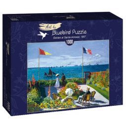 Puzzle 1000p Garden at Saint-Adresse Monet BlueBird Ikaipaka