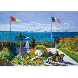 Puzzle 1000p Garden at Saint-Adresse Monet BlueBird Ikaipaka