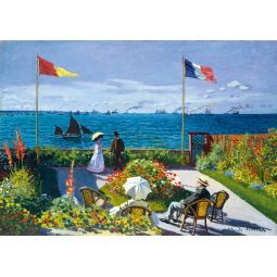 Puzzle 1000p Garden at Saint-Adresse Monet BlueBird Ikaipaka