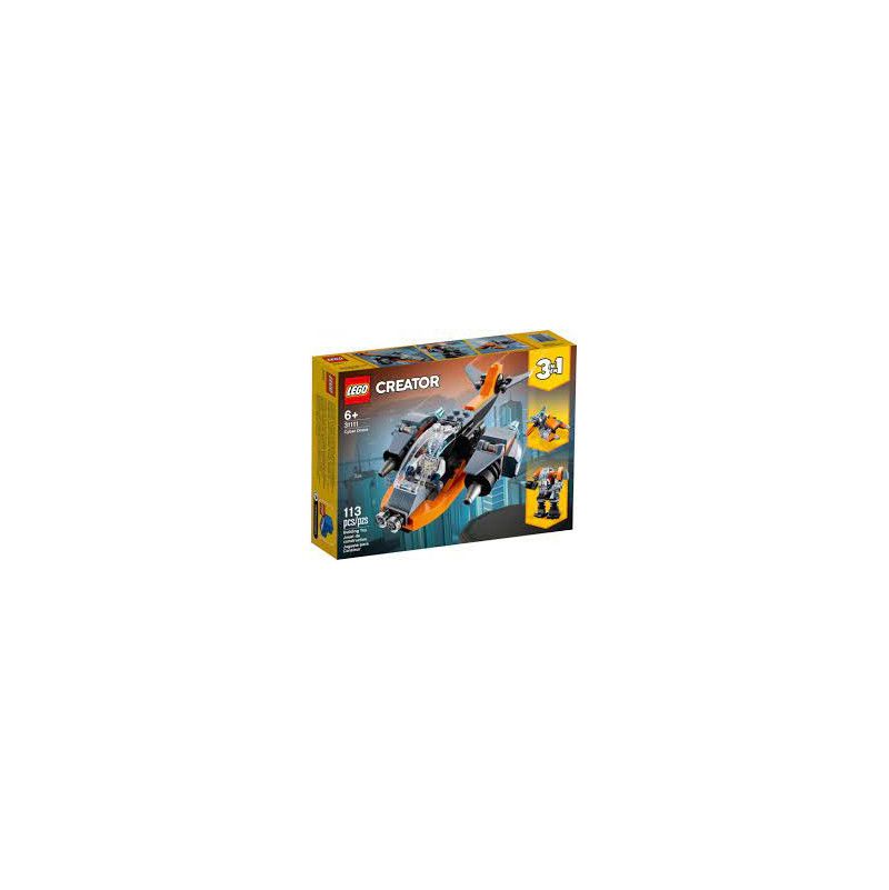 LEGO - Le cyber drone - 5 à 8 ans - JEUX, JOUETS -  - Livres  + cadeaux + jeux
