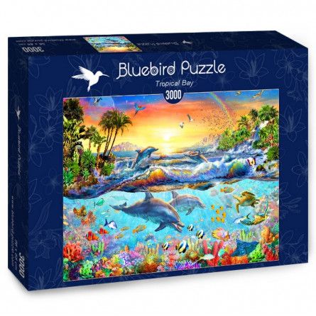 Puzzle 3000p Tropical Bay BlueBird Ikaipaka jeux & jouets Royan