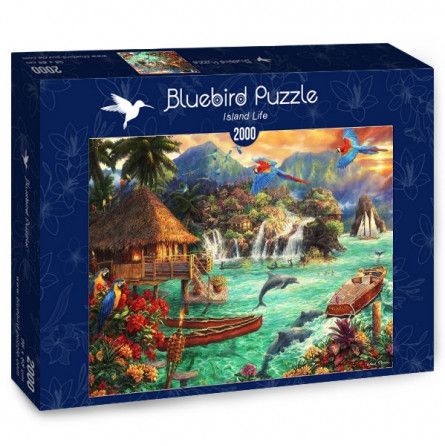 Puzzle 2000p Island Life BlueBird Ikaipaka jeux & jouets Royan