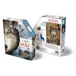 Puzzle 300p I AM Mini Loup  Ikaipaka jeux & jouets Royan