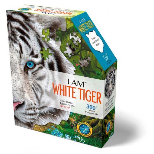 Puzzle 300p I AM Mini Tigre Blanc  Ikaipaka jeux & jouets Royan