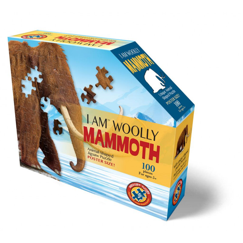 Puzzle 100p I AM Mammouth Laineux  Ikaipaka jeux & jouets Royan