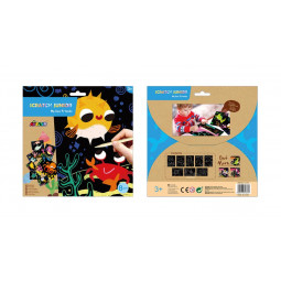 Scratch à gratter Amis de la mer  Ikaipaka jeux & jouets Royan