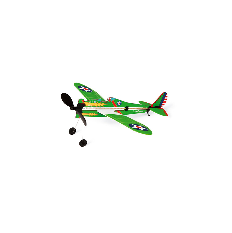 Avion à remonter élastique Scratch Ikaipaka jeux & jouets Royan