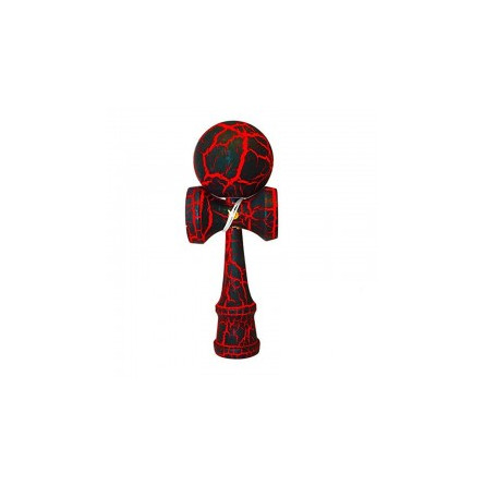 Kendama Crackle Rouge Boule 6 cm  Ikaipaka jeux & jouets Royan