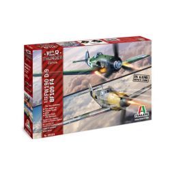 Maquette BF109/190D9 WAR THUNDER ITALERI Ikaipaka jeux & jouets