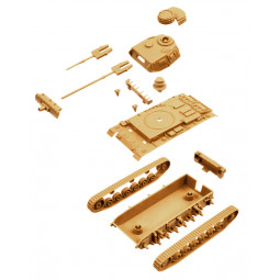 Maquette Panzer Kpfw. III Ausf. J ITALERI Ikaipaka jeux &