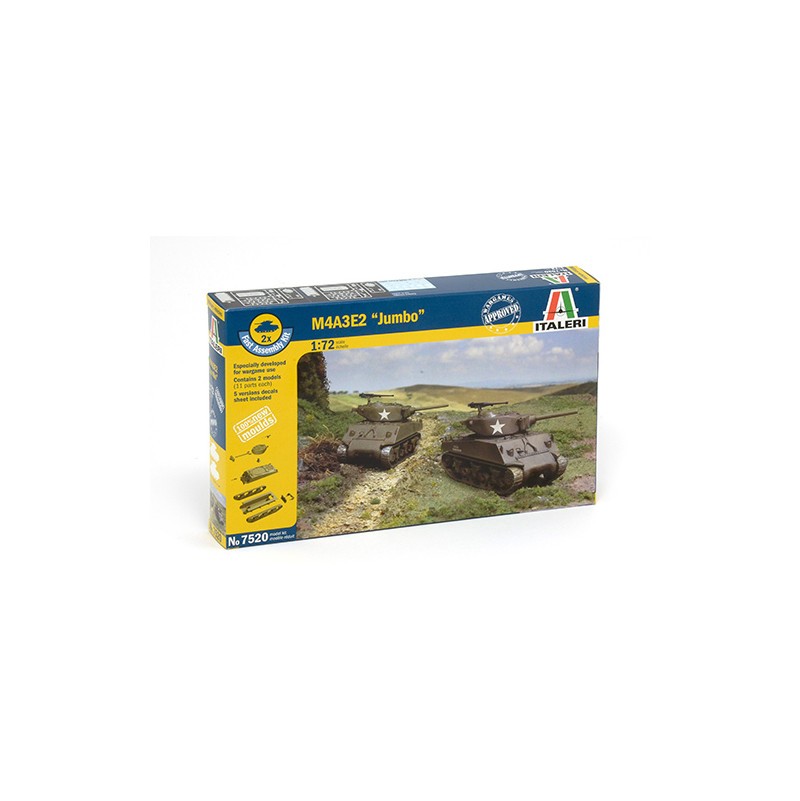 Maquette M4A3E2 "Jumbo" ITALERI Ikaipaka jeux & jouets Royan