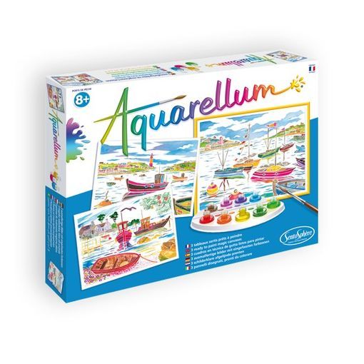 Aquarellum Les Ports de Peche Sentosphere Ikaipaka jeux &