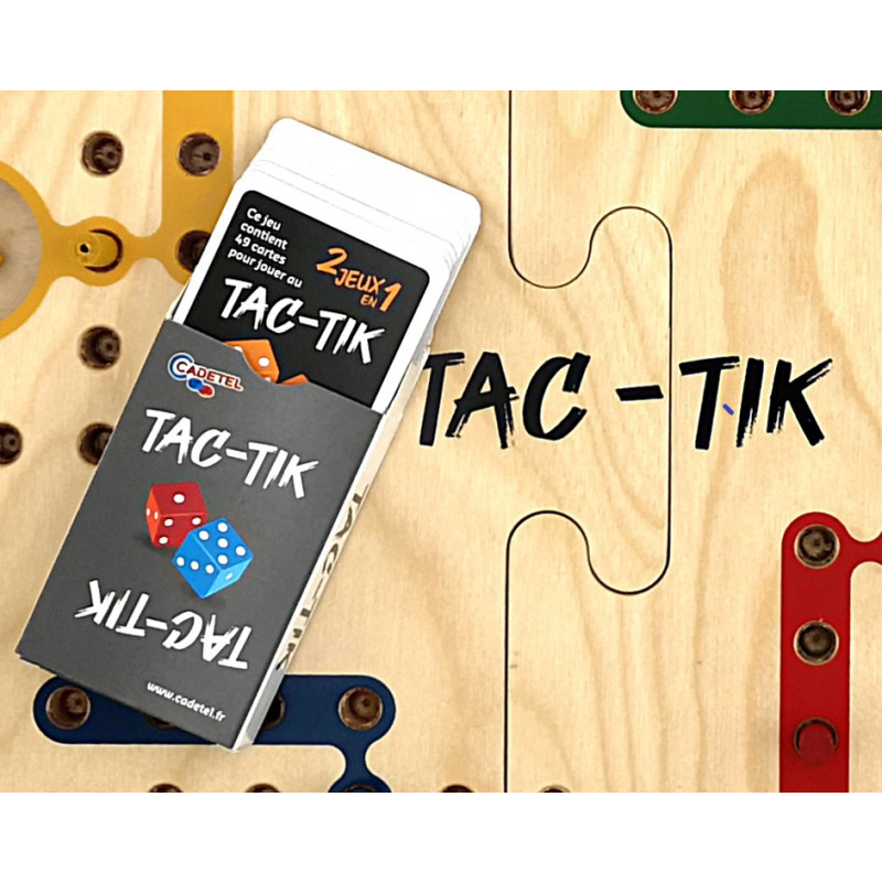Jeu de carte pour Tac-Tik  Ikaipaka jeux & jouets Royan