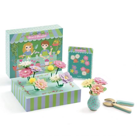Jeux d'imitation Rose & Florian Fleuristes Djeco Ikaipaka jeux