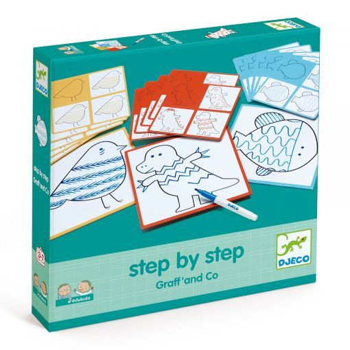 Step by Step Graff and Co Djeco Ikaipaka jeux & jouets Royan