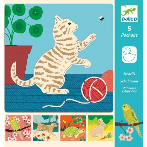 Pochoirs Petits compagnons Djeco Ikaipaka jeux & jouets Royan