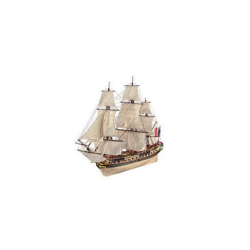Maquette Bois bâteau Hermione Lafayette  Ikaipaka jeux & jouets