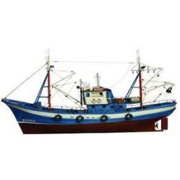 Maquette Bois Bâteau Pêche Virgin del Mar  Ikaipaka jeux &