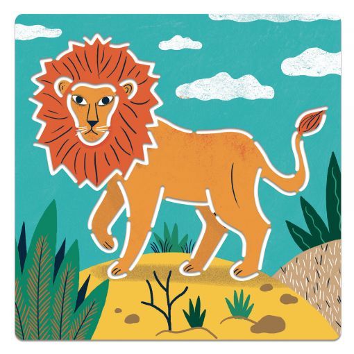 Pochoirs Animaux sauvages Djeco Ikaipaka jeux & jouets Royan