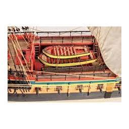 Maquette Bois bâteau Hermione Lafayette  Ikaipaka jeux & jouets