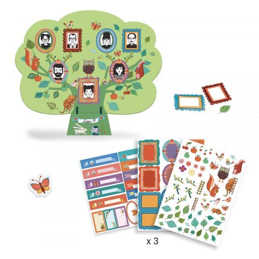 DIY L'arbre de ma famille Djeco Ikaipaka jeux & jouets Royan
