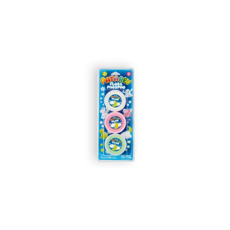 Patarev 3 pots 18 g fluo Sentosphere Ikaipaka jeux & jouets