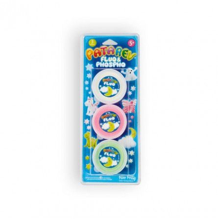 Patarev 3 pots 18 g fluo Sentosphere Ikaipaka jeux & jouets