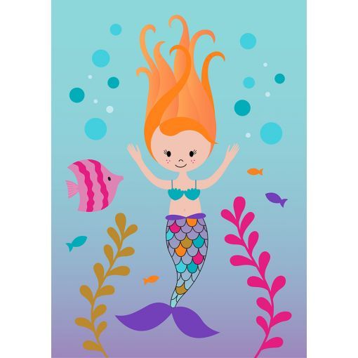 Cartes à paillettes Sirènes Artemio Ikaipaka jeux & jouets Royan