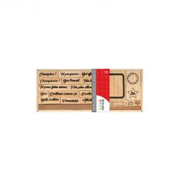 Set 20 tampons bois Ecole Artemio Ikaipaka jeux & jouets Royan