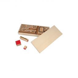 Set 20 tampons bois Ecole Artemio Ikaipaka jeux & jouets Royan
