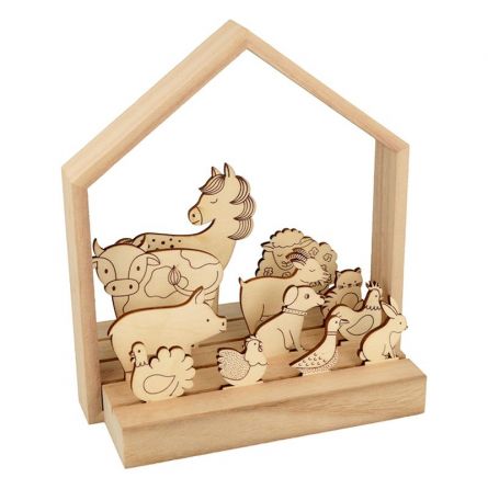 Atelier des petits artistes - maison bois - Ferme Artemio