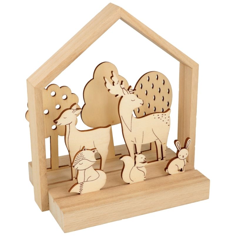 Atelier des petits artistes - maison bois - Forêt Artemio