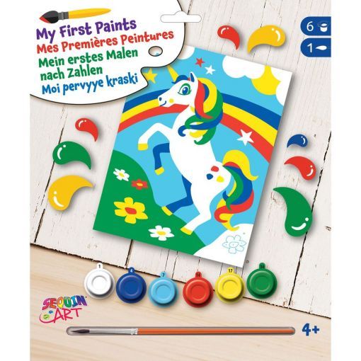 Peinture par n° Junior Lili la Licorne Oz Ikaipaka jeux &
