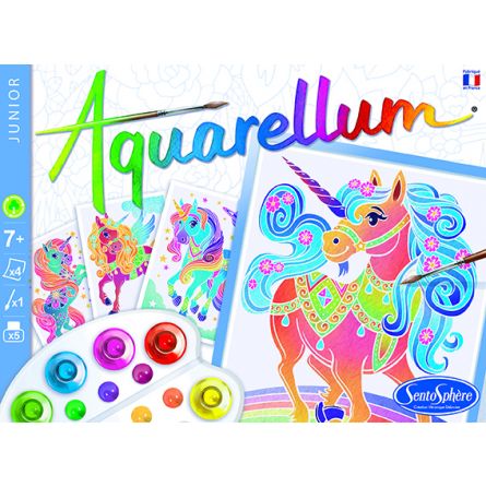 Aquarellum Junior Licornes Sentosphere Ikaipaka jeux & jouets