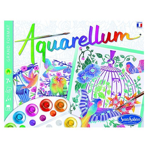 Aquarellum Les oiseaux s'envolent 2020 Sentosphere Ikaipaka