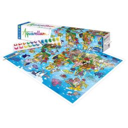 Aquarellum Géant Planisphère Sentosphere Ikaipaka jeux & jouets
