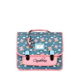 Cartable 2C 35cm Moulins à vent Caméléon Caméléon Ikaipaka jeux
