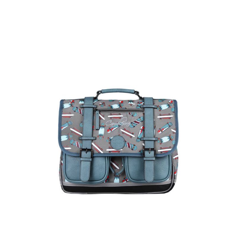Cartable 2C 38cm Blue Skate Caméléon Caméléon Ikaipaka jeux &