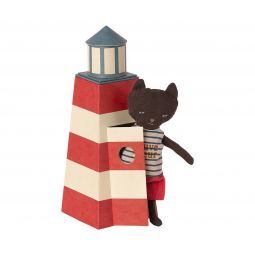 Maïleg Sauveteur Tower with Cat Maileg Ikaipaka jeux & jouets