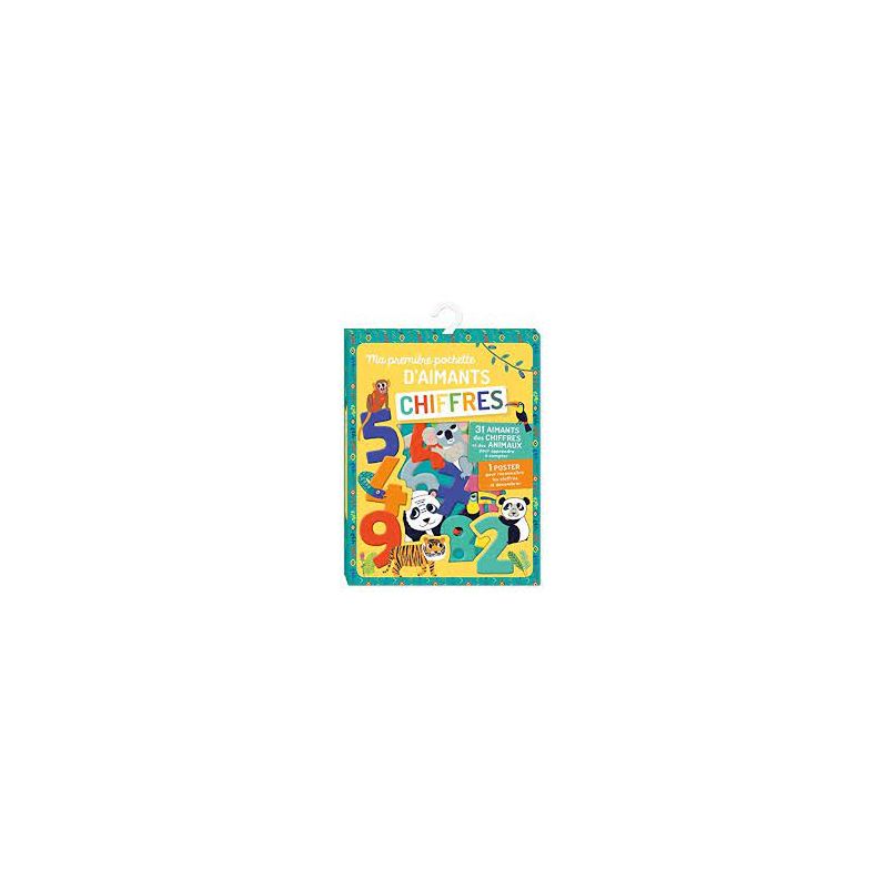 Ma première Pochette d'aimants chiffres AUZOU Ikaipaka jeux &