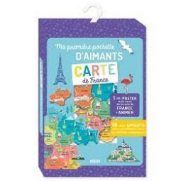 Ma pochette d'aimants Carte de France AUZOU Ikaipaka jeux &
