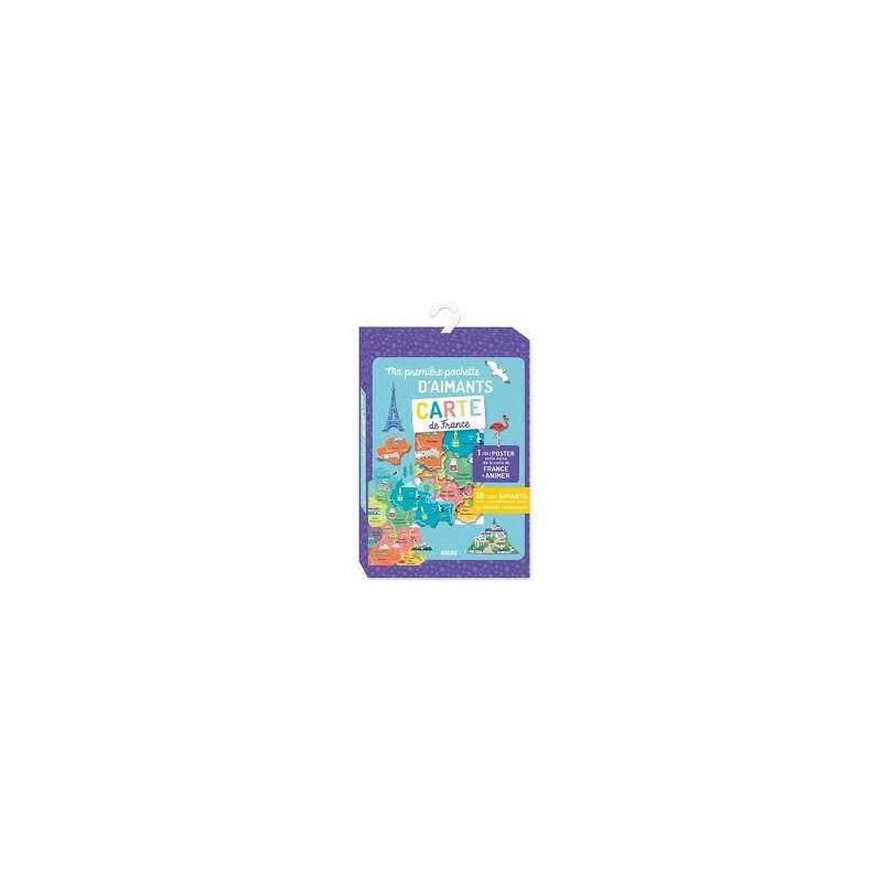 Ma pochette d'aimants Carte de France AUZOU Ikaipaka jeux &