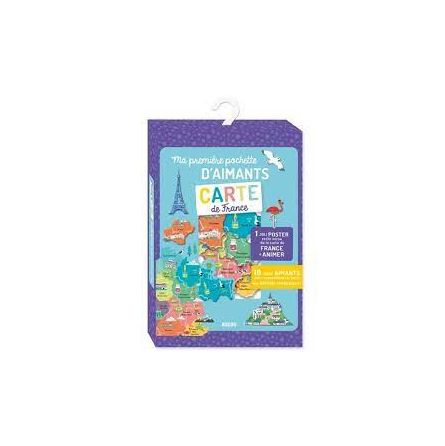 Ma pochette d'aimants Carte de France AUZOU Ikaipaka jeux &