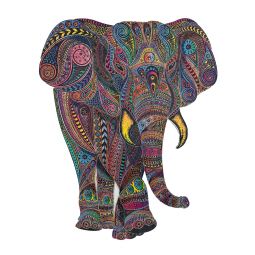 Puzzle bois Éléphant Impérial Créatif Puzzle Ikaipaka jeux &